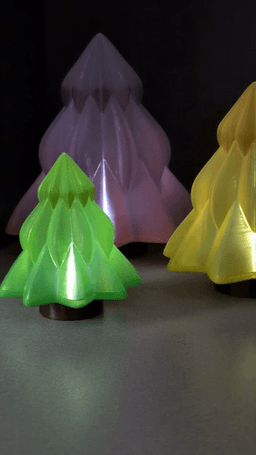 Tea Light Christmas Trees! 3d model
