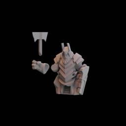 Dwarf Statue Dice Tower 3d model
