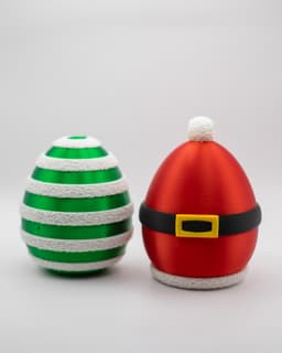 Santa's Fuzzy Egg 3d model