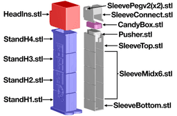 Giant PEZ Dispenser 3d model