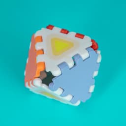 Polypanels // "Recursion" Multipass Multicolor Triangle 3d model