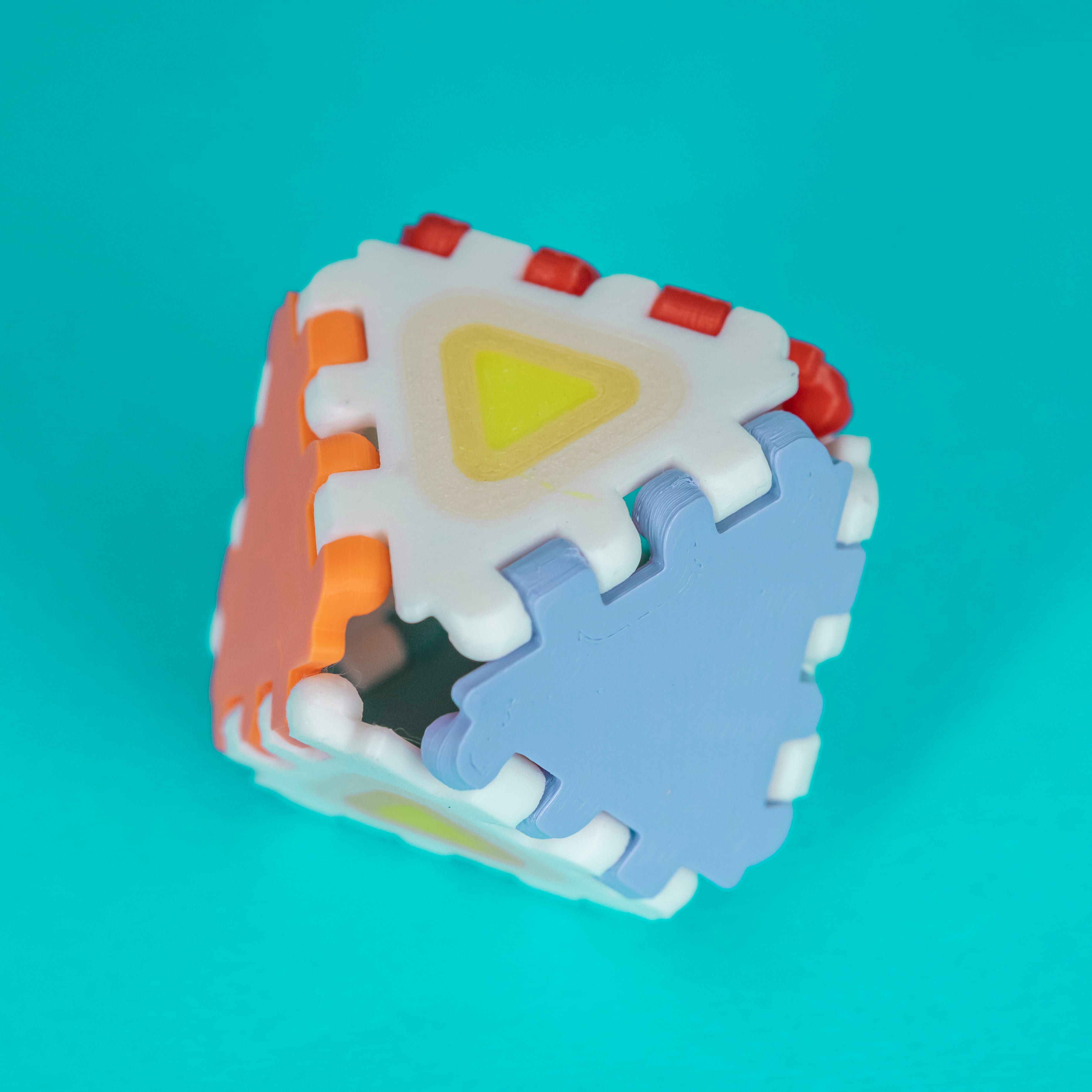 Polypanels // "Recursion" Multipass Multicolor Triangle 3d model