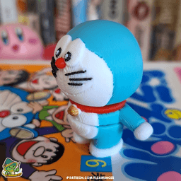 Doraemon | Flexi print-in-place + Keychain | Multicolor 3d model