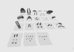 RX-93 NU Mecha Helmet 3D Printer STL File 3d model