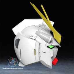 RX-93 NU Mecha Helmet 3D Printer STL File 3d model