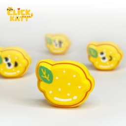 Lemon - Clicker Fidget Toy Keychain 3d model