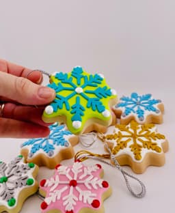 Holiday Sugar Cookie Ornament Set 3d model
