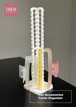 Hair Accessories Tower Organizer 3d model