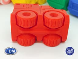 Fixum Dude Motors Print in Place Ambulance 3d model