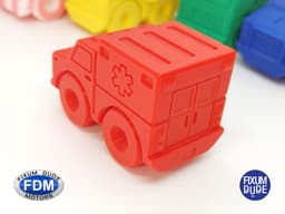 Fixum Dude Motors Print in Place Ambulance 3d model