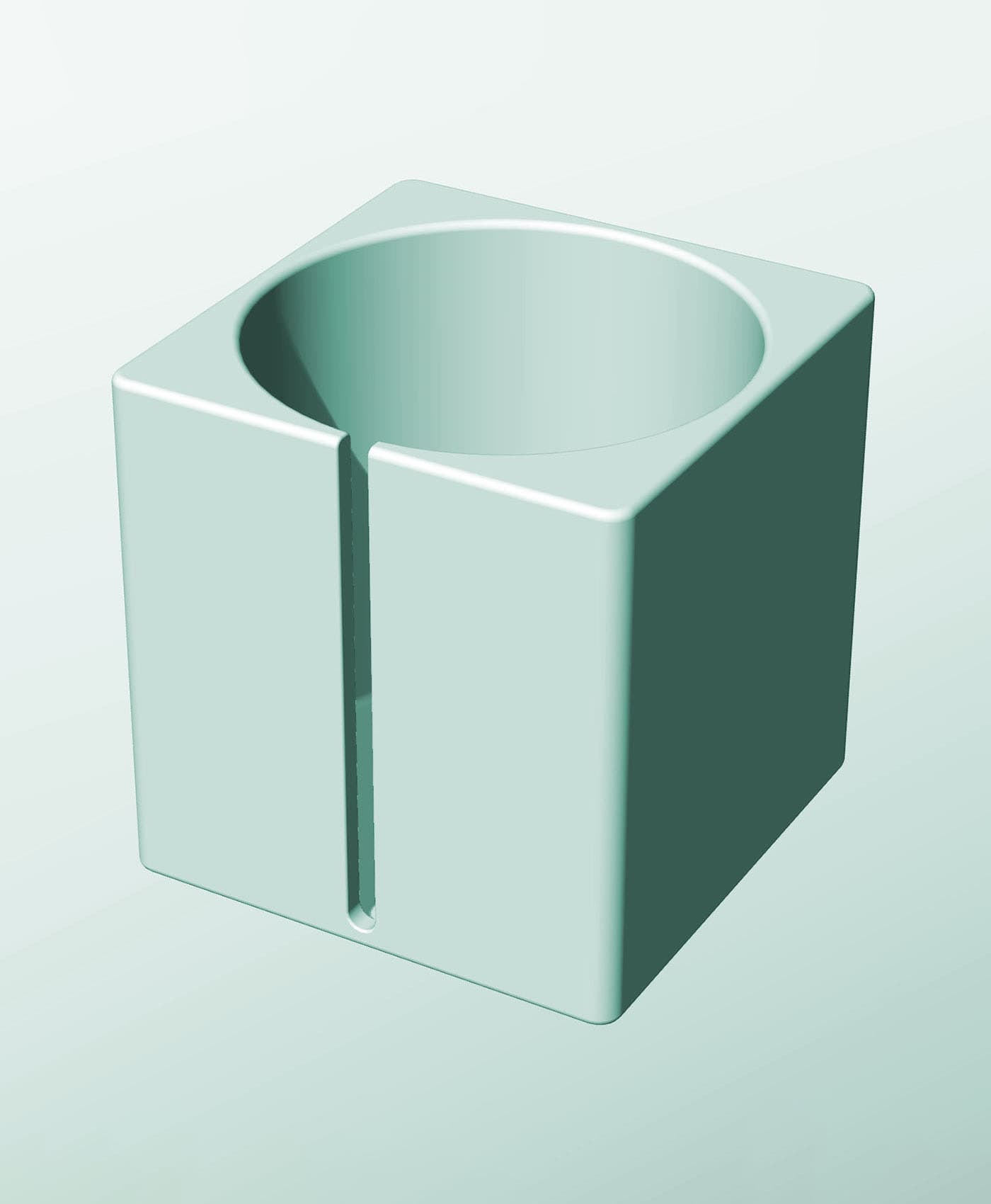 CS162-180-S Modular slotted component container modern decor 3d model