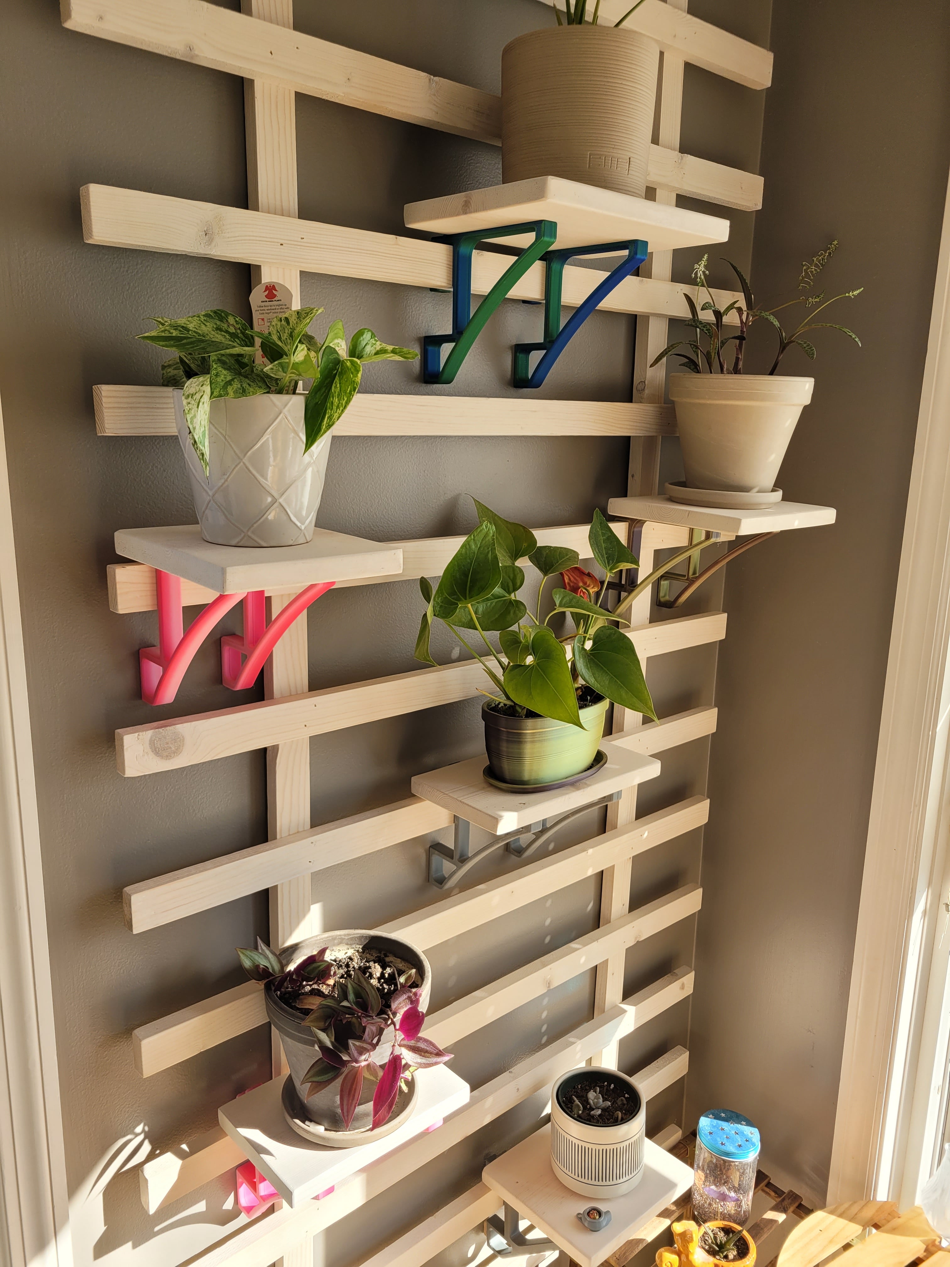 Hanging shelf wall bracket 3d model