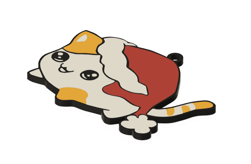Christmas Pack: Cat I 3d model