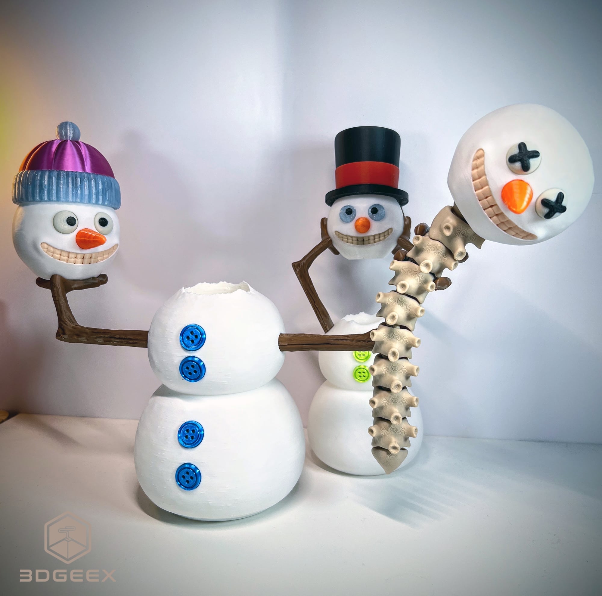 Decapitated Snowman - V2 3d model