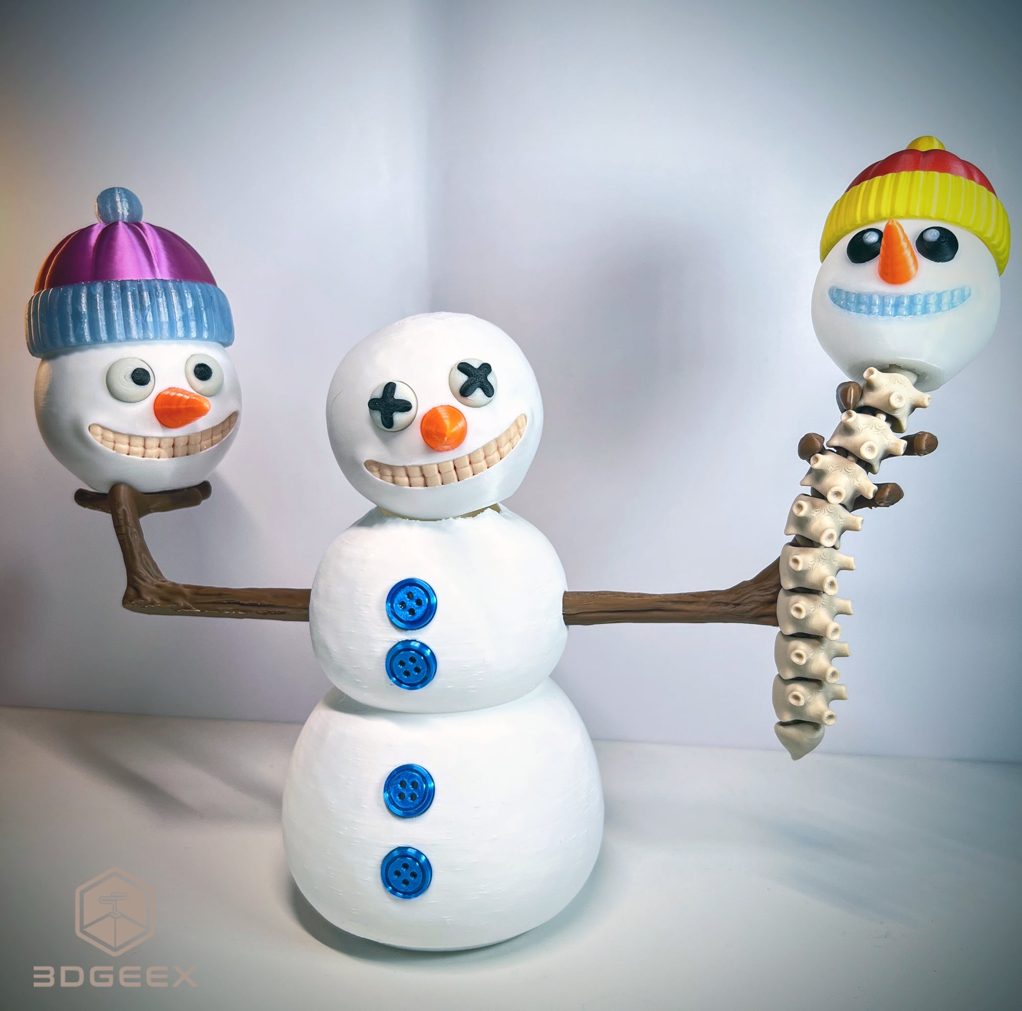 Decapitated Snowman - V2 3d model