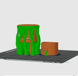 Vintage Side Table 3d model