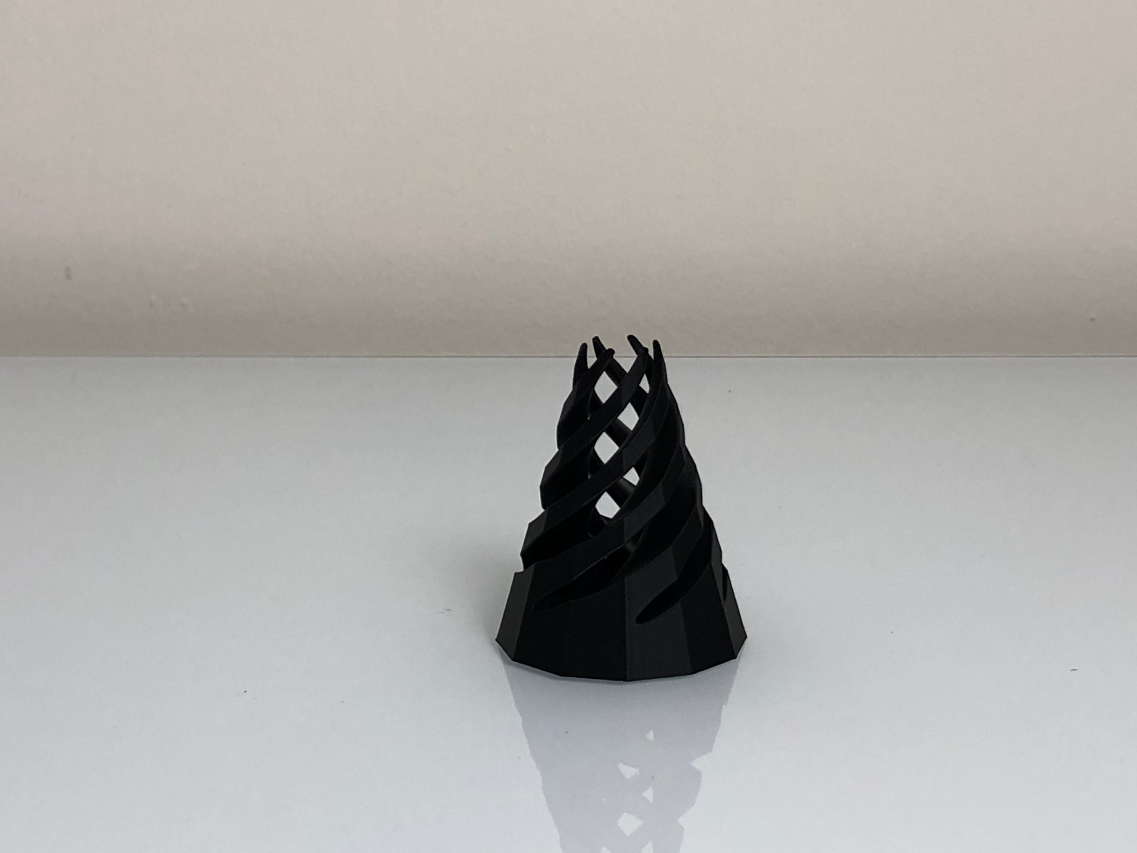 Dodecagonal Pyramid Passthrough Spiral Fidget Toy 3d model
