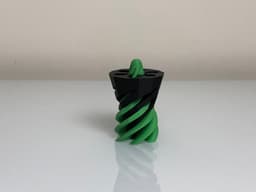 Dodecagonal Pyramid Passthrough Spiral Fidget Toy 3d model