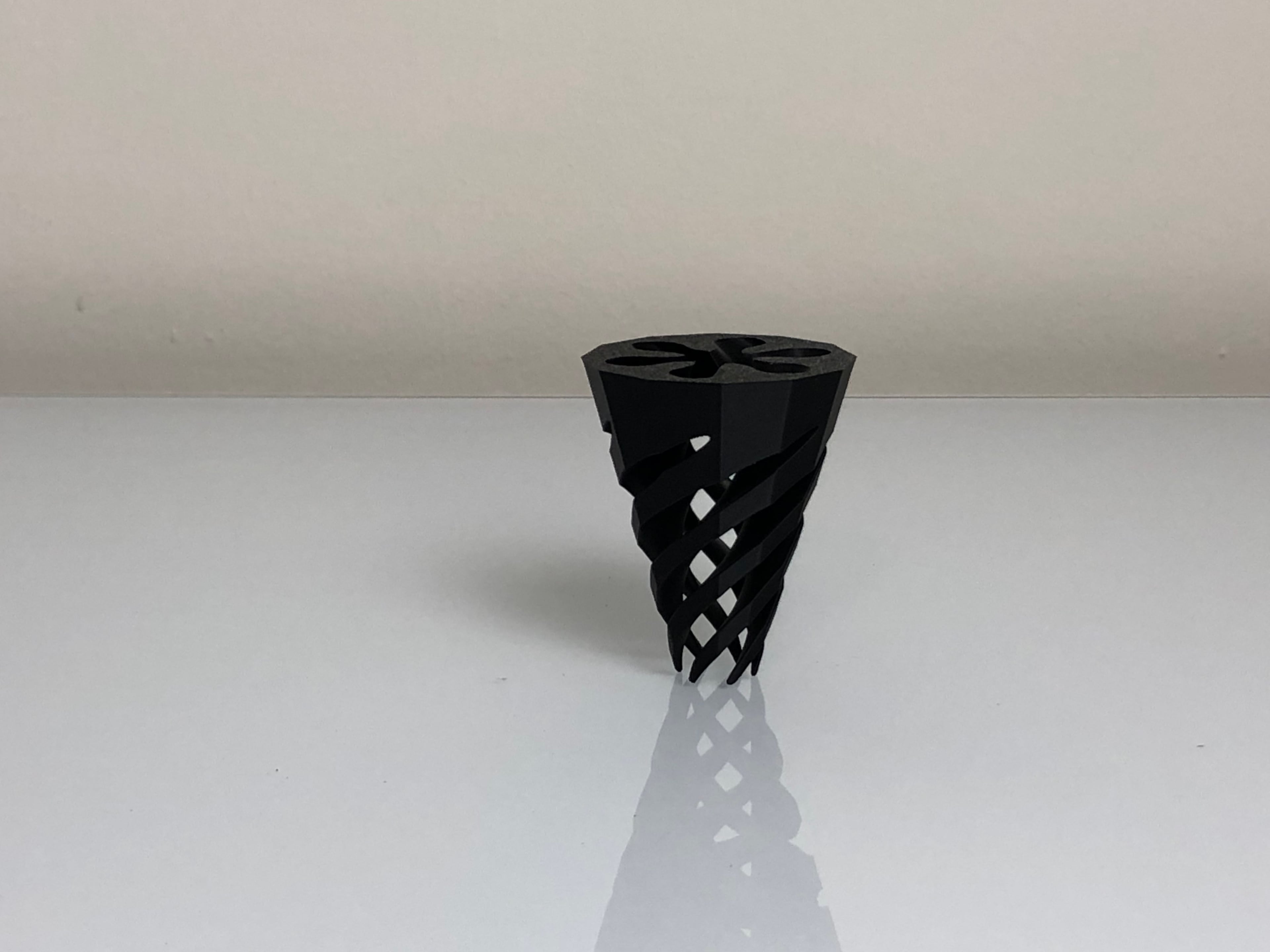 Dodecagonal Pyramid Passthrough Spiral Fidget Toy 3d model