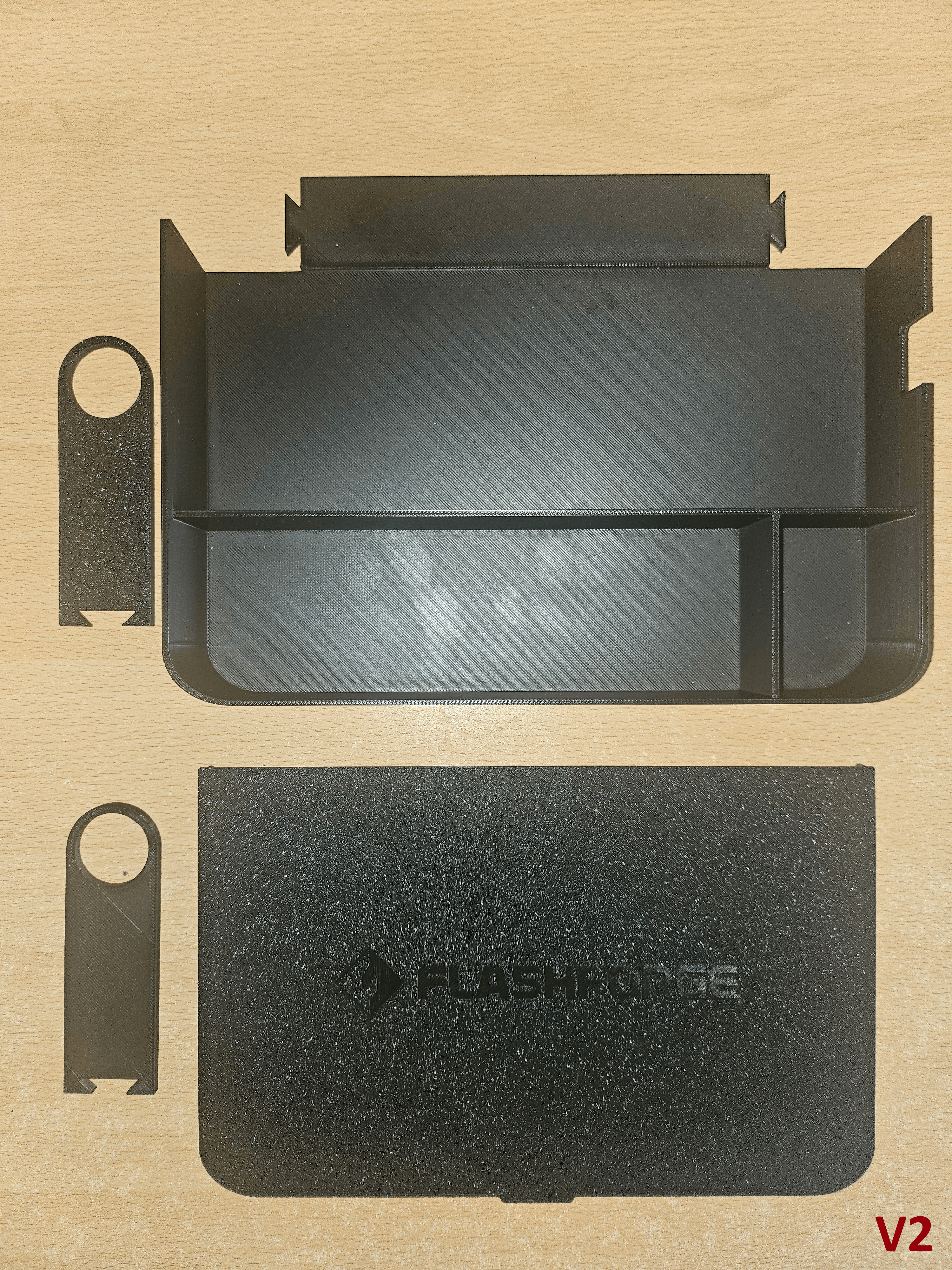 Flashforge AD5X / AD5M Fixed Mount Toolbox V2 3d model