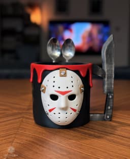 Jason Voorhees Ice Cream Pint Holder 3d model