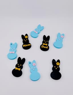Candy Bunny Key Chain 3d model