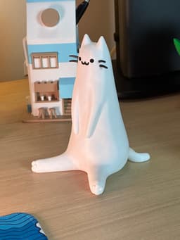 Sitting Cat Desk Decor 3d model