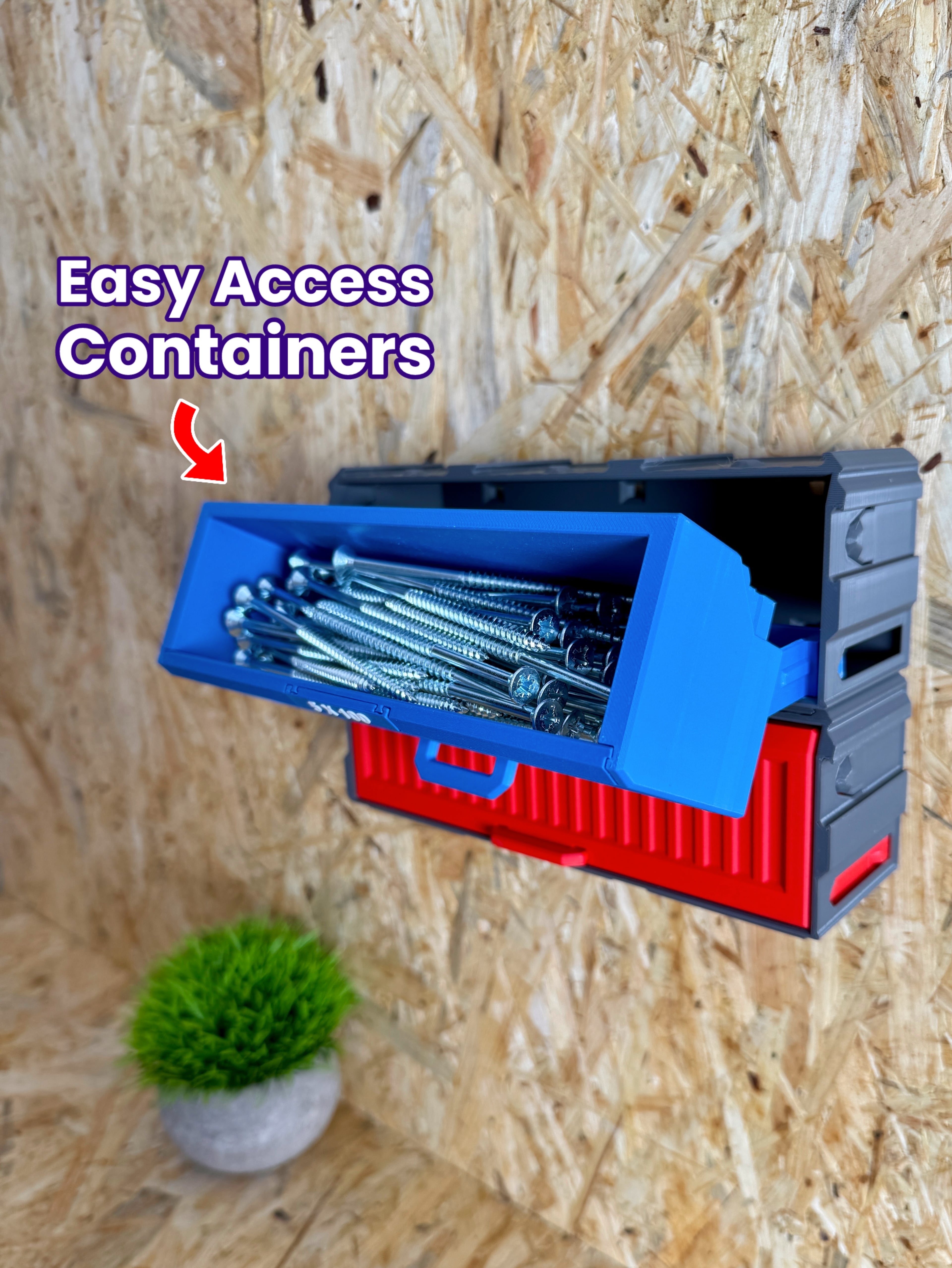 Cargo Containers - 3x1 (Large Modular Storage) 3d model