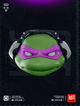 Fort Purple Turtle Helmet 3D Printer STL file 3d model