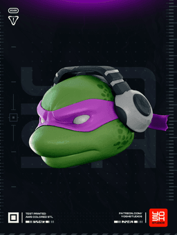 Fort Purple Turtle Helmet 3D Printer STL file 3d model