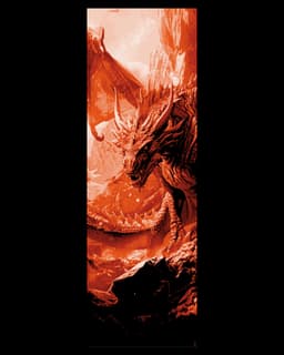 The Red Dragon, protector of knowledge and fire - Set of bookmarks 3d model