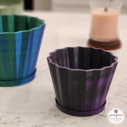 Cupcake-Themed Planter for Bakers 3d model