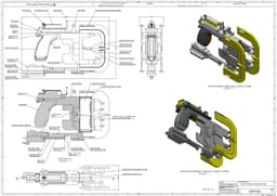 Dead Space Plasma Cutter 3d model