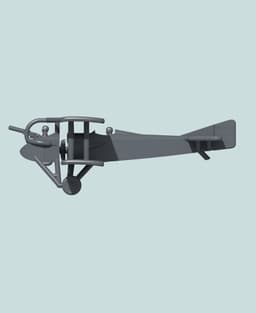 1:144 SPAD SA.2 3d model