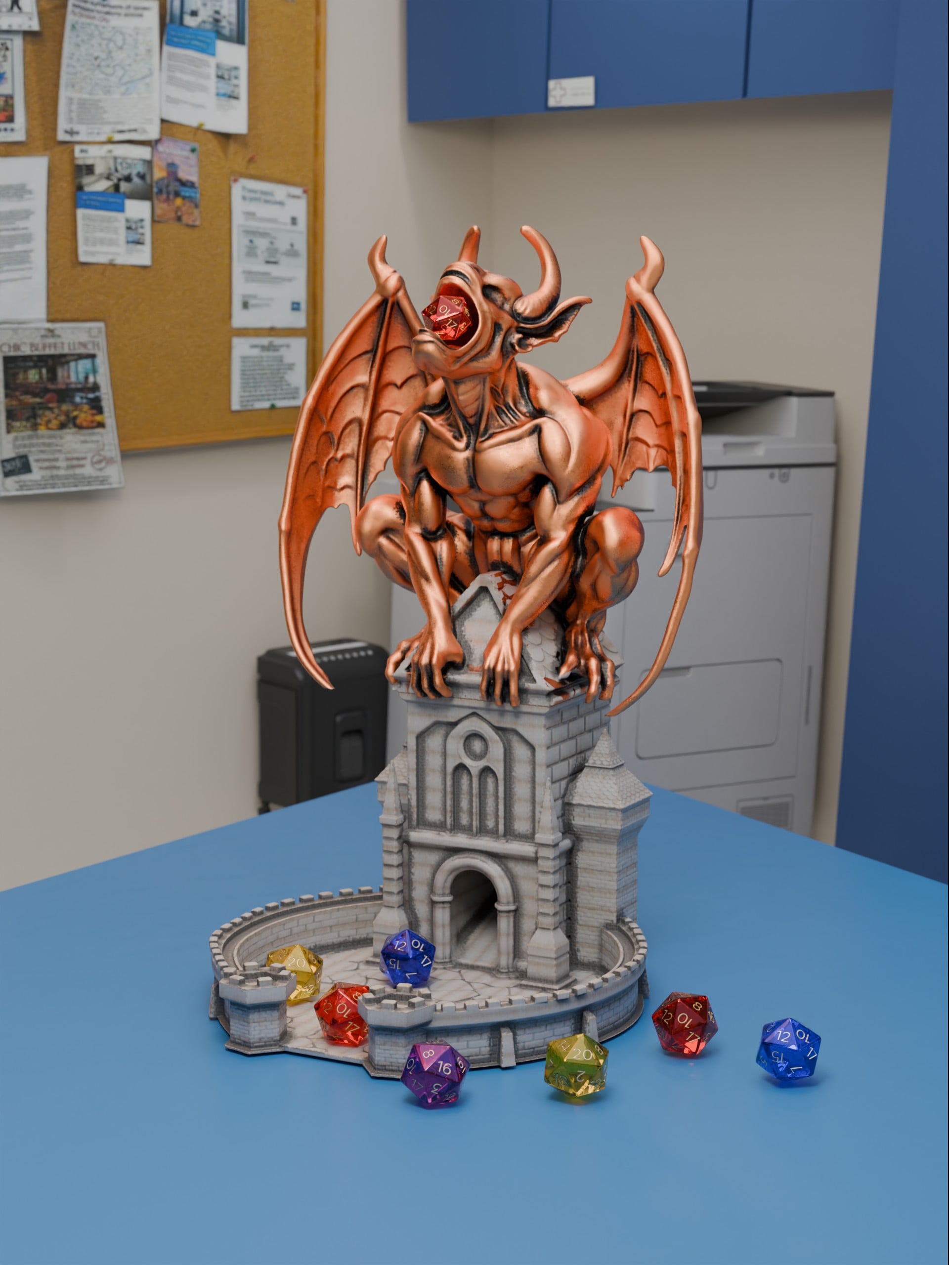 Devil Dice Tower 3d model