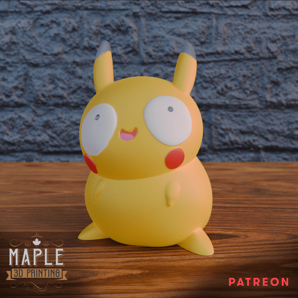 Derpy Pikachu - Pokemon 3d model