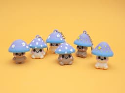 Cute Mushrooms Clicker Collection 3d model