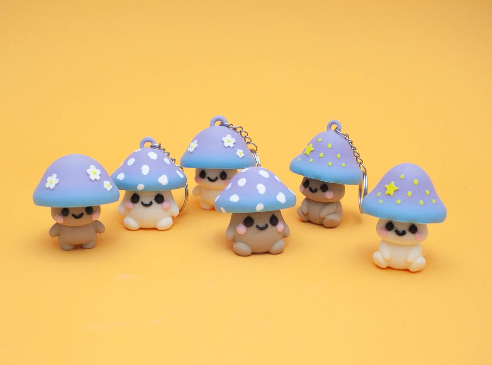 Cute Mushrooms Clicker Collection 3d model