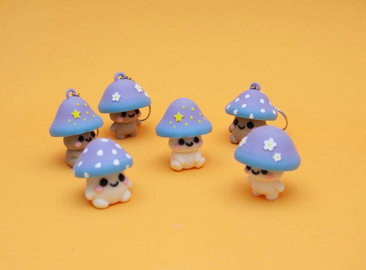 Cute Mushrooms Clicker Collection 3d model