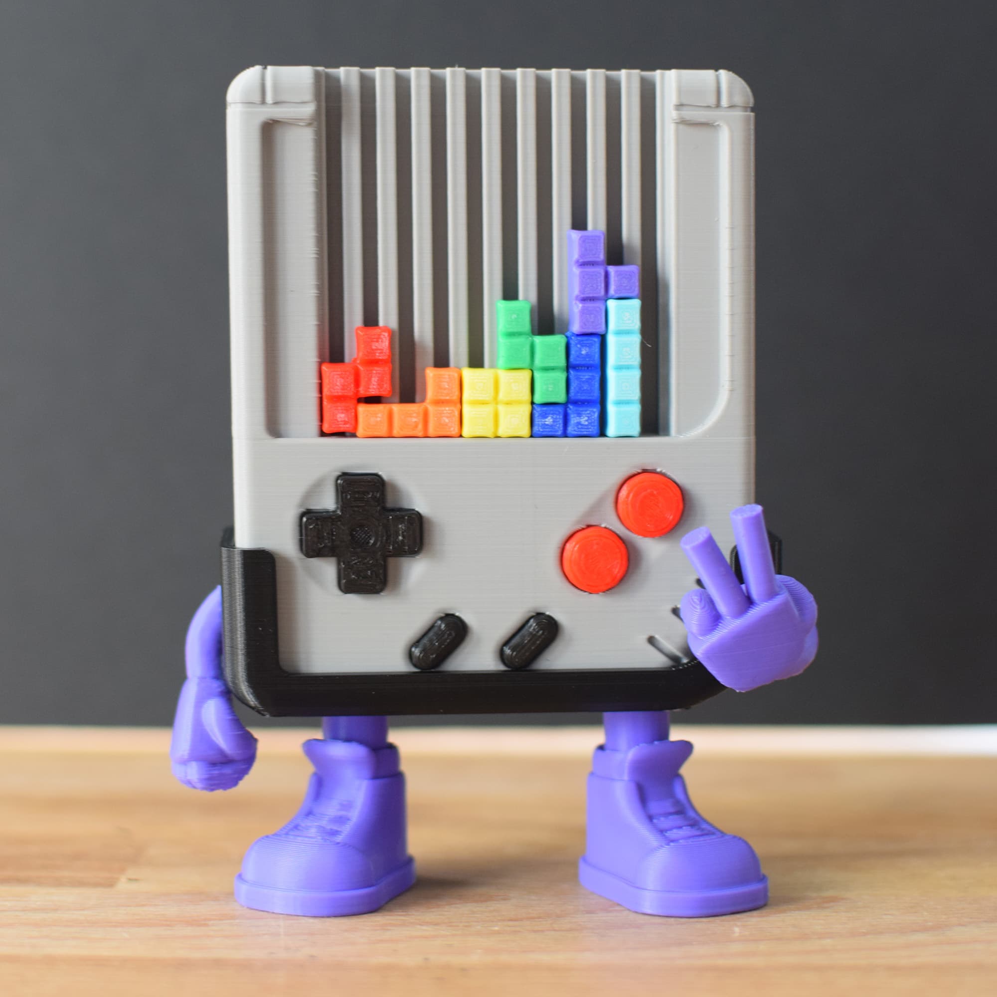 MINI TETRIS GAMEBOY STAND 3d model