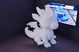 Dragão cartoon.stl 3d model