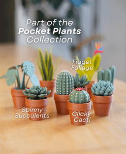 Clicky Cacti - Fidget with Mechanical Switches - Pocket Plants 3d model