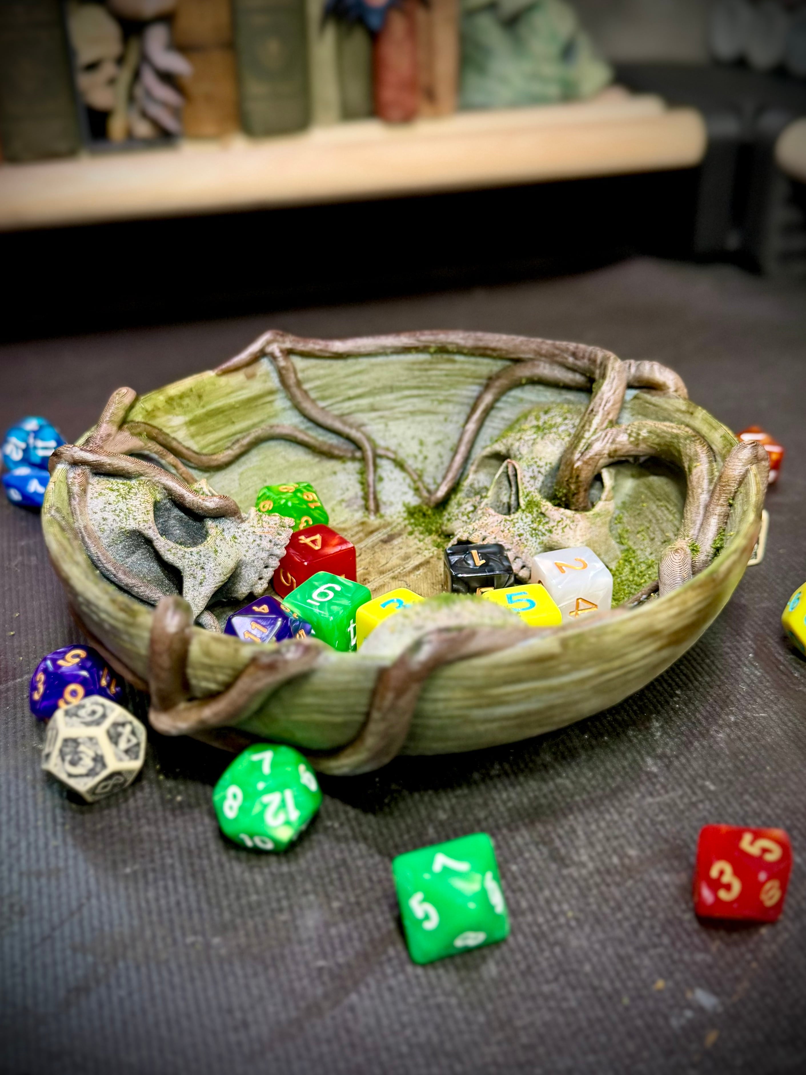 Skull dice bowl 3d model