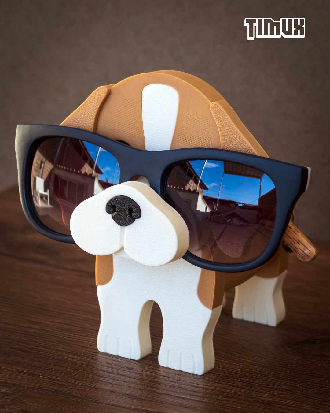 BEAGLE GLASSES HOLDER 3d model