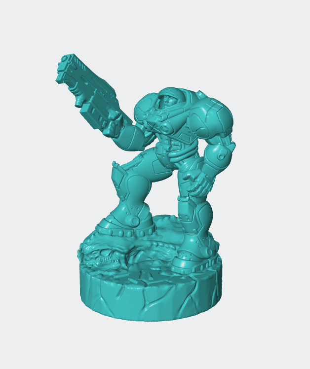 Starcraft Marine 3d model