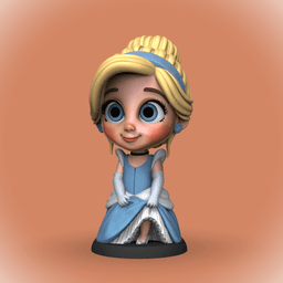 Cinderella -"Fairytale Tots" 3d model