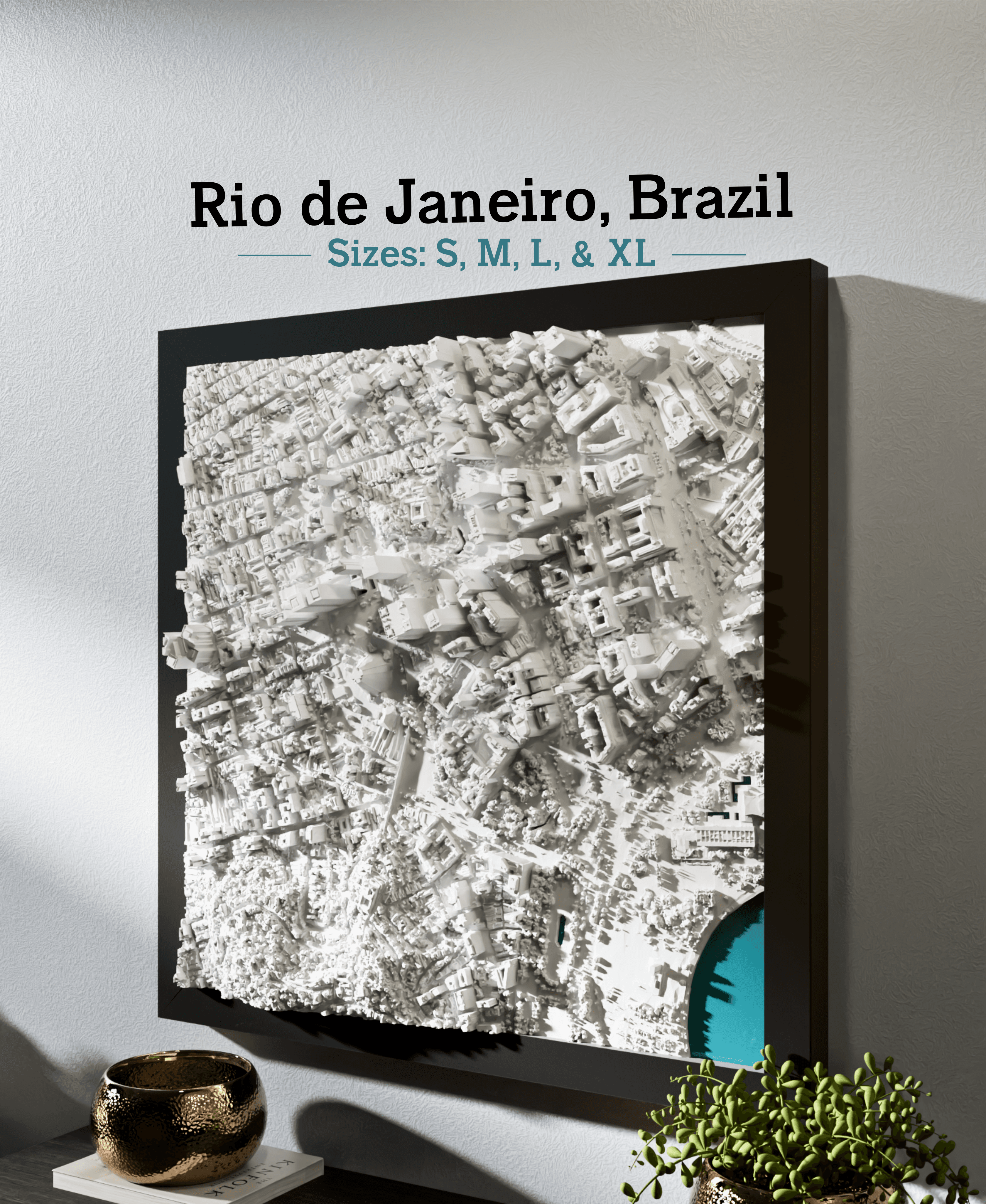 Rio de Janeiro, Brazil - S, M, L, & XL 3d model