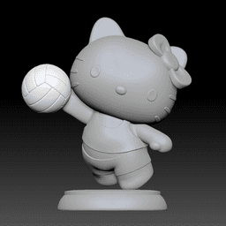 Volleyball Hello Kitty 3d model
