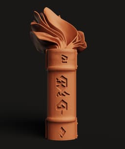 Ancient Spellbook Planter | Fantasy Wizard Home Decor 3d model