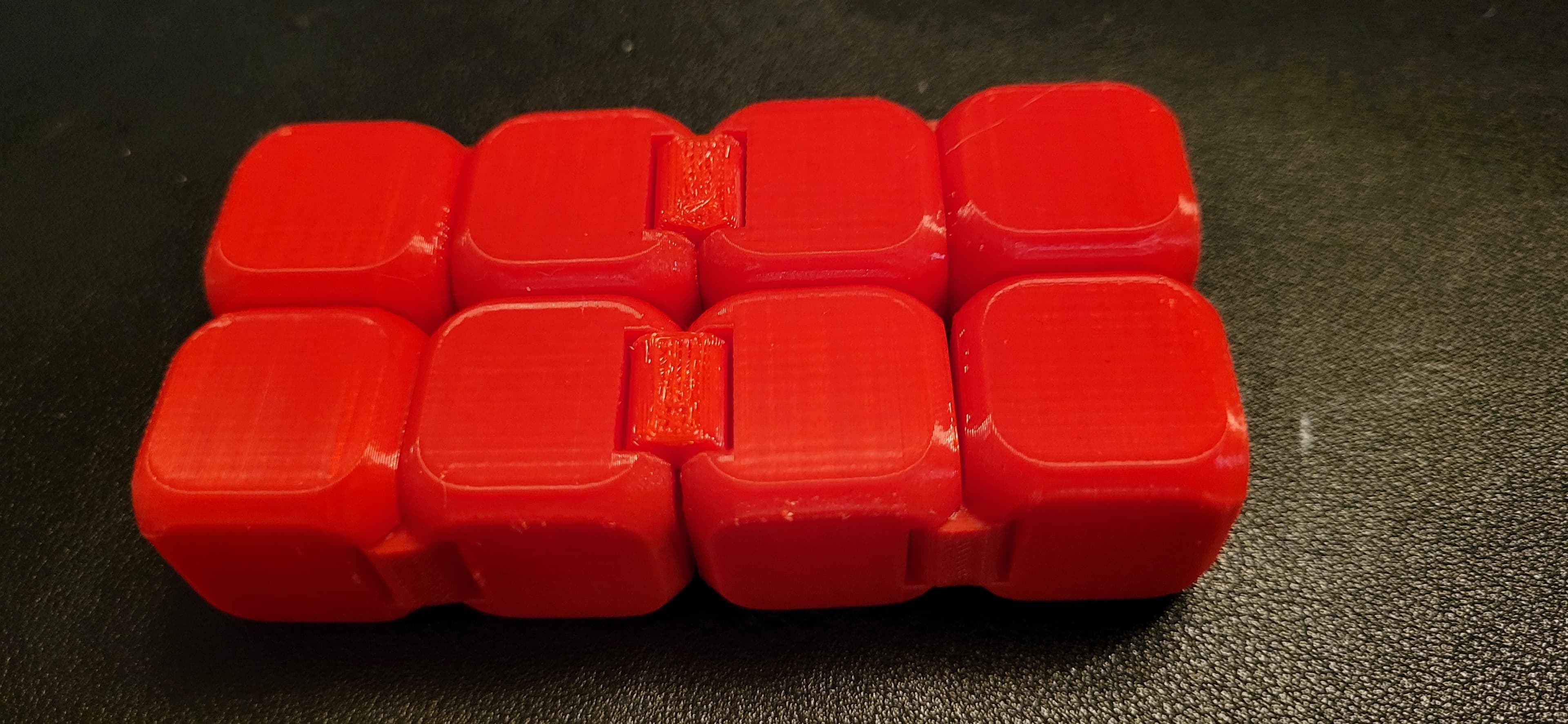 Infinity Cube - This is the best infinity cube we have printed so far! It is so well designed. Each one we printed so far are strong, and hold together a lot better. The joints are tight and the edges are nicely rounded. - 3d model